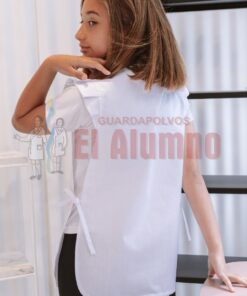 Alternative view of 687 - Poncho Blanco Con Cinta Bebe ARCIEL