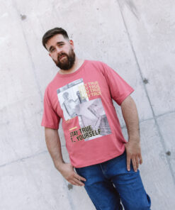 1701 - Remera Básica Estampada STAY TRUE - Jersey