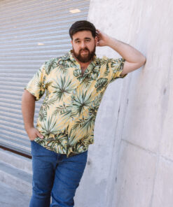 Alternative view of 3231 - Camisa Usa - Fibrana Estampada