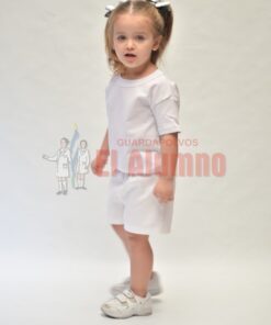 0161 - Short de Gabardina Blanco