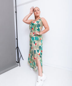 7109 - Vestido Taormina - Fibrana Estampada