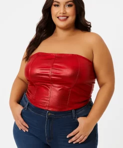 5032 - Corset Iris - Bengalina Metalizada