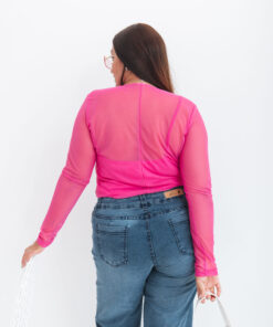 Alternative view of 3951 - Remera Puppis con Top - Viscosa/Tul