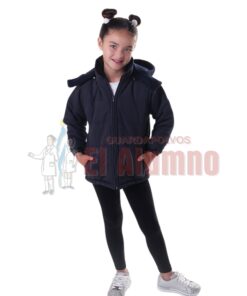 Alternative view of 4901 - Campera Microfibra Niño c/polar y capucha