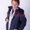 4901 - Campera Microfibra Niño c/polar y capucha