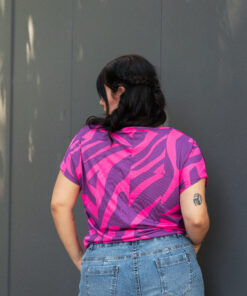 Alternative view of 3972 - Remera Aligarth - Morley Viscosa Estampada Elastizada