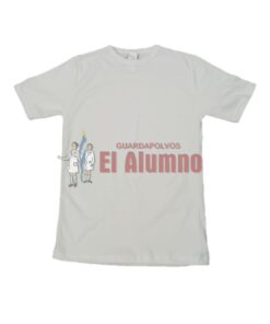 Alternative view of 0159 - Remera Blanca Colegial Adulto - Jersey