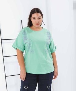 3930 - Remera Atenea (Flores) - Jersey Estampado