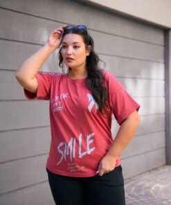 3930 - Remera Atenea (Smile) - Jersey Estampado