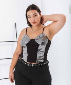 5079 - Corset Nangloi - Viscosa y Lentejuelas