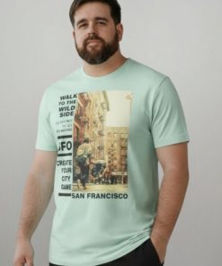 Alternative view of 1701 - Remera Básica WALK SAN FRANCISCO – Jersey Estampada
