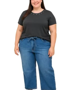 5563 - Pantalón Irrawaddy - Jean Rigido con Cinturón