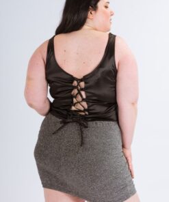 Alternative view of 5090 - Corset Madeira - Satén Elastizado