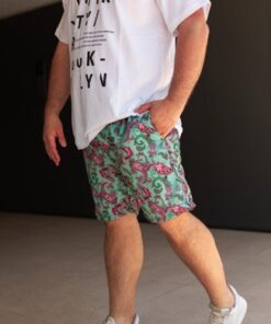 Alternative view of 2084 - Short de Baño Rajkot - Microfibra Estampada