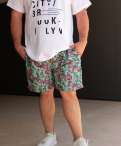 2084 - Short de Baño Rajkot - Microfibra Estampada