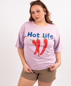 39038 - Remera Hot Life - Algodon Estampado