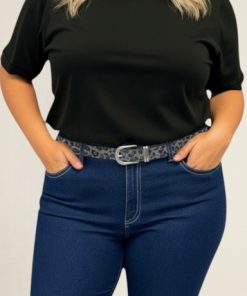 1111152 - Cinturon Animal Print - Eco Cuero