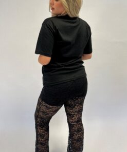 Alternative view of 7712 - Pantalon King - Encaje Elastizado con Short de Microfibra