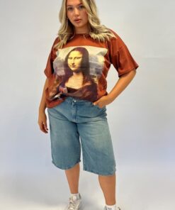 2248 - Bermuda Mujer Blister - Jean Rigido Crop 3/4