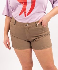 2259 - Short Bella - Jean Rigido con Elastico en Cintura