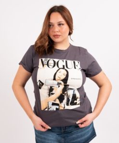 39050 - Remera Estampada Algodón - Vogue