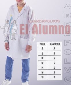 6210 - Pack Docena Guardapolvo Recto $10.450.- c/u