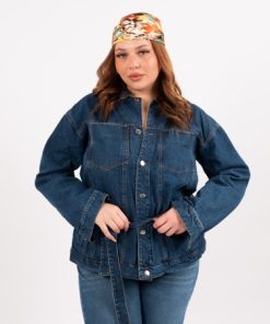 6112 - Campera Tandil con Cinto - Jean Rigido