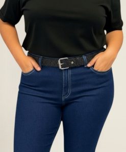 1111154 - Cinturon Glitter Classic - Eco Cuero