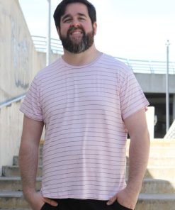 39081 - Remera Melocoton - Viscosa Rayada