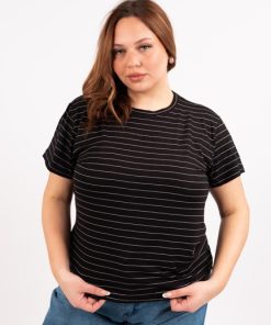 39081 - Remera Melocoton - Viscosa Rayada