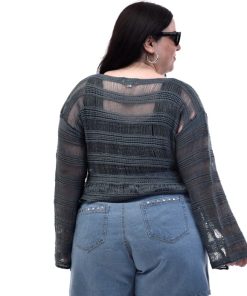 Alternative view of 73032 - Sweater Red - Manga Larga