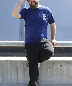 Alternative view of 7720 - Pantalon Babucha Frambuesa - Rustico con Vivos de Costado