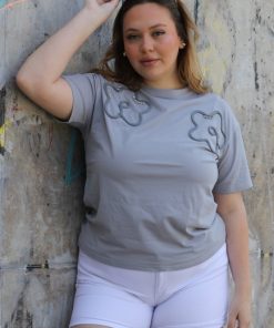 73007 - Remera Flor Brillo - Jersey