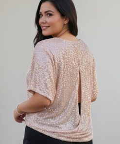 Alternative view of 73017 - Remera Fiesta - Blusa de Lentejuelas con Forro