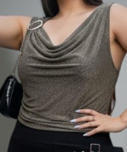 Alternative view of 73025 - Musculosa Lurex - Elastizada con Hebilla en un Hombro