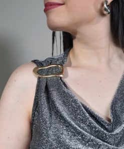 Alternative view of 73025 - Musculosa Lurex - Elastizada con Hebilla en un Hombro