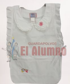 Alternative view of 6804 - Poncho de Niña Bordado Love ARCIEL