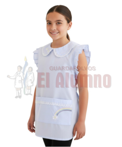 6804 – Poncho de Niña Bordado Arcoíris ARCIEL