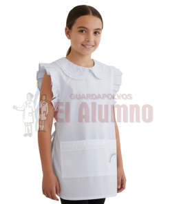 Alternative view of 6804 – Poncho de Niña Bordado Arcoíris ARCIEL