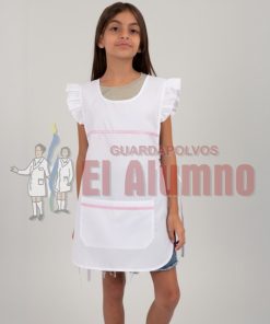 0683 – Poncho Niña c/Cinta Rosa