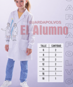 6210 - Pack Docena Guardapolvo Recto $9.000.- c/u