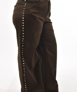 Alternative view of 70015 - Pantalón con Tachas - Gabardina