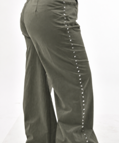 Alternative view of 70015 - Pantalón con Tachas - Gabardina