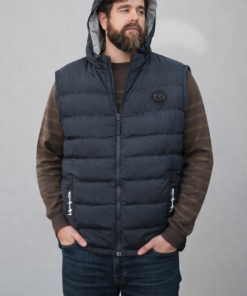 76501 - Chaleco Reversible - Microfibra y Jersey Interno