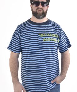 39061 - Remera Island - Jersey Rayado Estampado