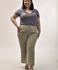 7721 - Pantalon Crop - Lino