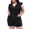 70060 - Short Jolie - Jean c/ brillos