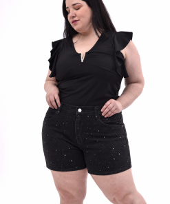 70060 - Short Jolie - Jean c/ brillos